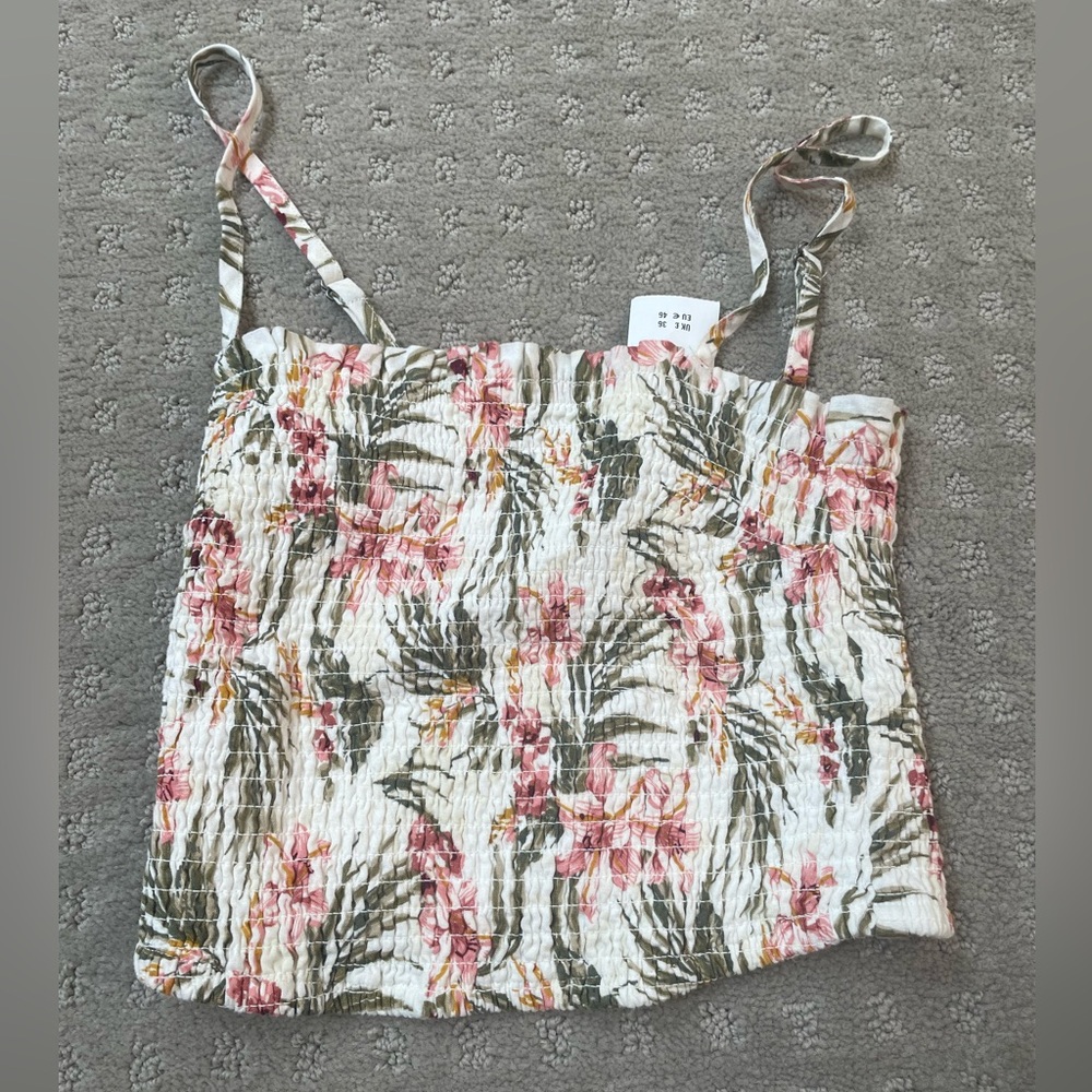 American Eagle Floral Tank